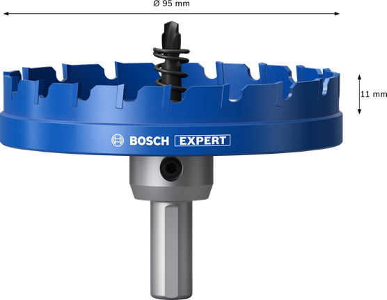 BoschEXPERT 金属板轴孔锯 95 x 5 毫米。.